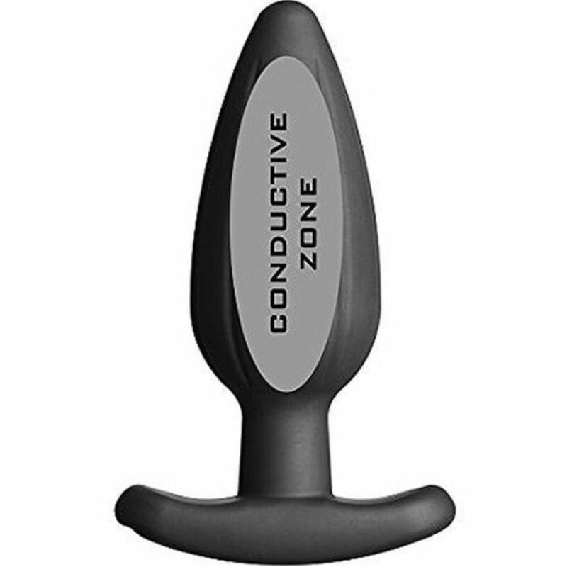 ELECTRASTIM - SILIKON SCHWARZER ROCKER BUTT PLUG GROSS