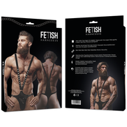 FETISCH SUBMISSIVE EINSTELLUNG - HERREN V-FÖRMIGES ÖKO-LEDER-GESCHIRR