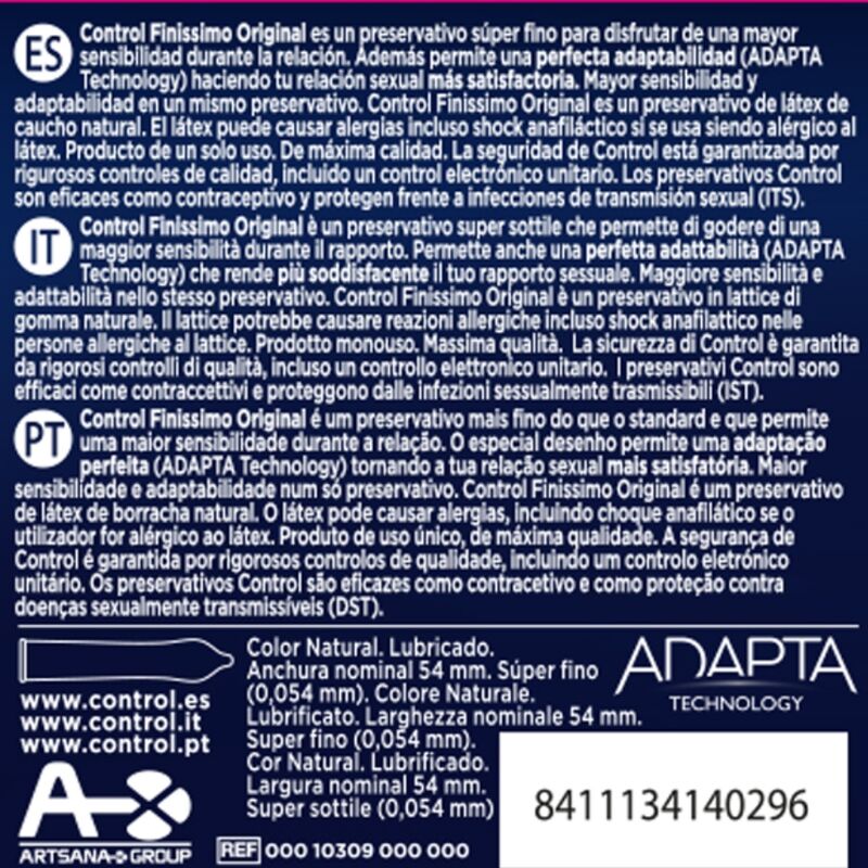 CONTROL - FINISSIMO KONDOME 3 STÜCK