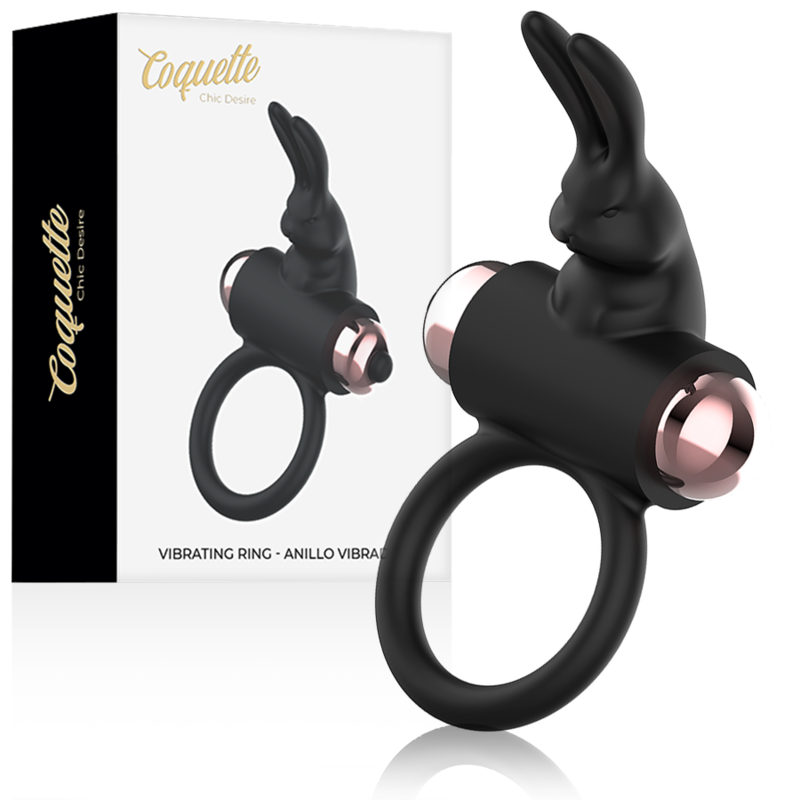 COQUETTE CHIC DESIRE – Intimer Wellness-Ring MIT Sensory Device SCHWARZ/ GOLD