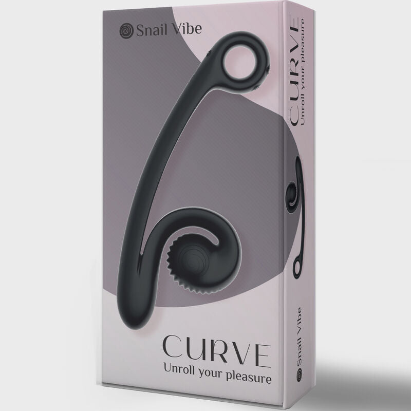 SNAIL VIBE - CURVE Sensory Device BLACK