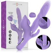INTENSE - BILLIE MULTIFUNCTIONAL RECHARGEABLE SUCTION Sensory Device WITH PURPLE PUSH BUTTON