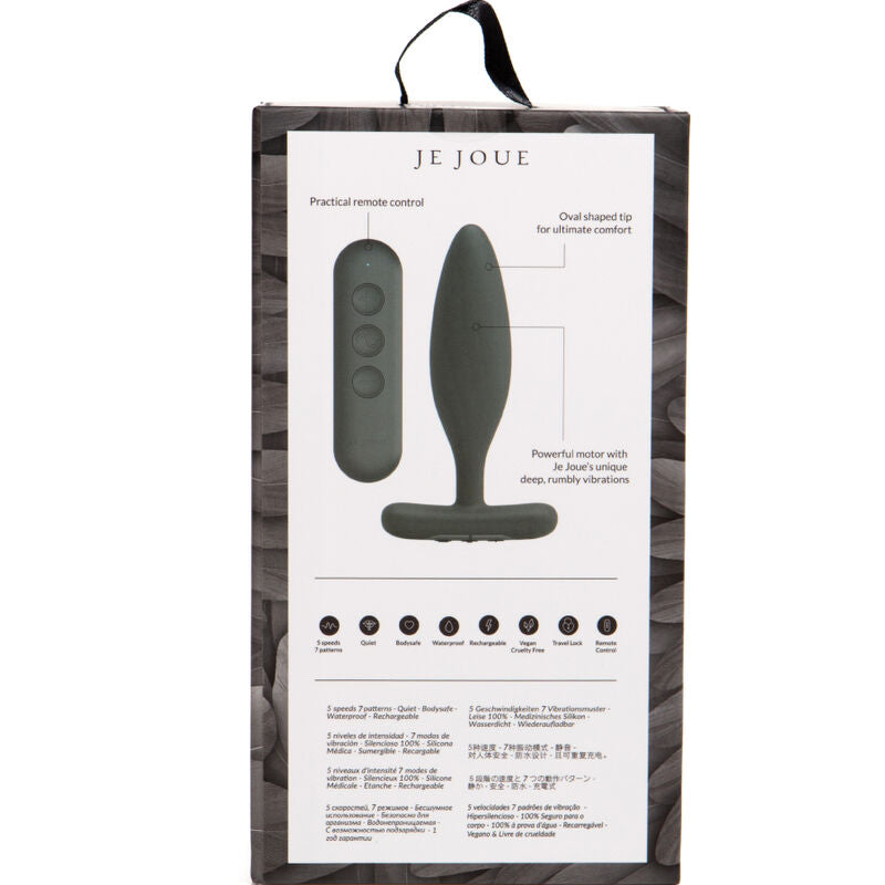 JE JOUE - VESTA ANAL PLUG Sensory Device BLACK