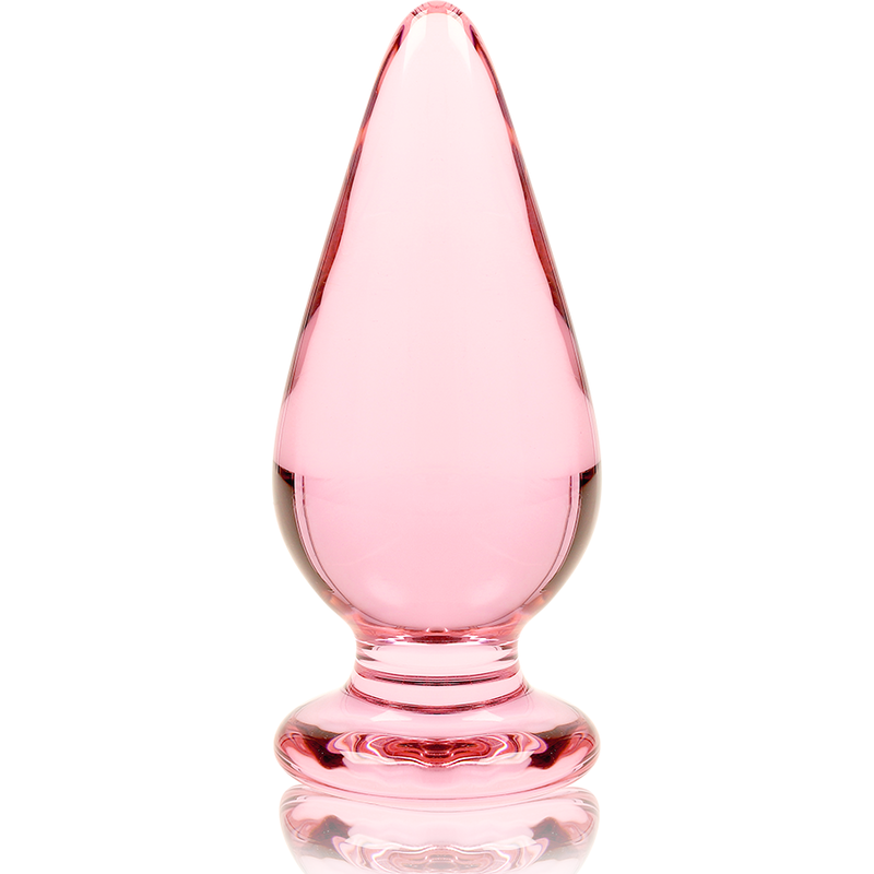 NEBULA SERIES BY IBIZA - MODELL 4 ANALPLUG BOROSILIKATGLAS KLAR 11 CM -Ø- 5 CM