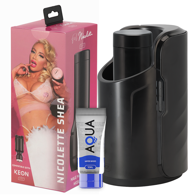KIIROO - KEON + FEEL NICOLETTE SHEA STROKER + AQUA GLEITMITTEL 50 ML