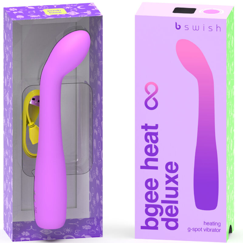 B SWISH - BGEE HEAT INFINITE DELUXE RECHARGEABLE Sensory Device LAVENDER SILICONE