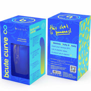 B SWISH - BCUTE CURVE INFINITE CLASSIC LIMITED EDITION BLAU SILIKON WIEDERAUFLADBARES Sensorisches Gerät