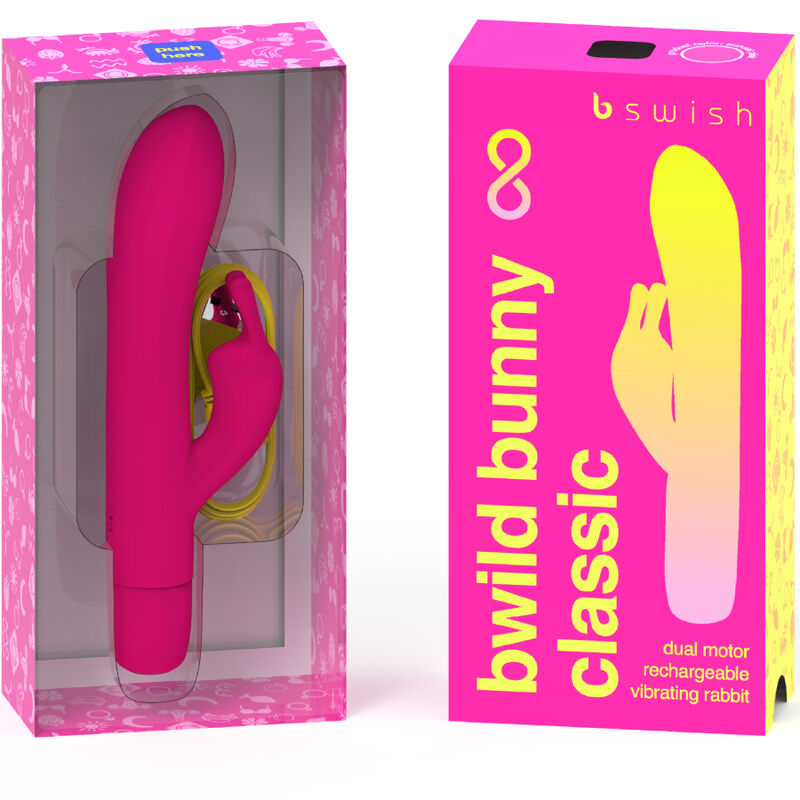 B SWISH - BWILD BUNNY INFINITE CLASSIC WIEDERAUFLADBARES Sensorikgerät ROSA SILIKON