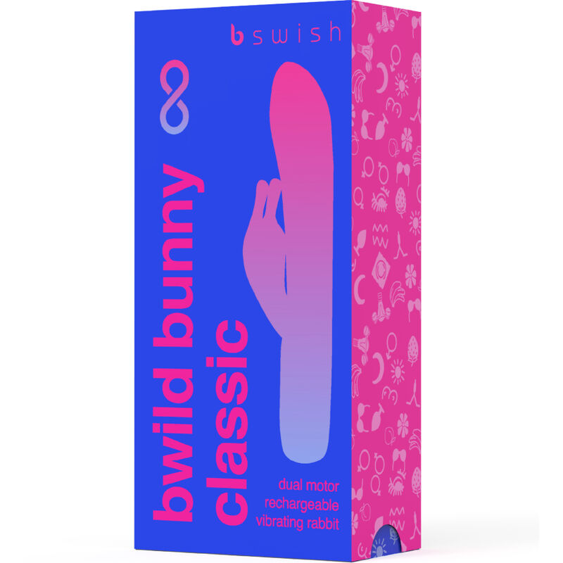 B SWISH - BWILD BUNNY INFINITE CLASSIC WIEDERAUFLADBARES Sensorisches Gerät BLAUES SILIKON