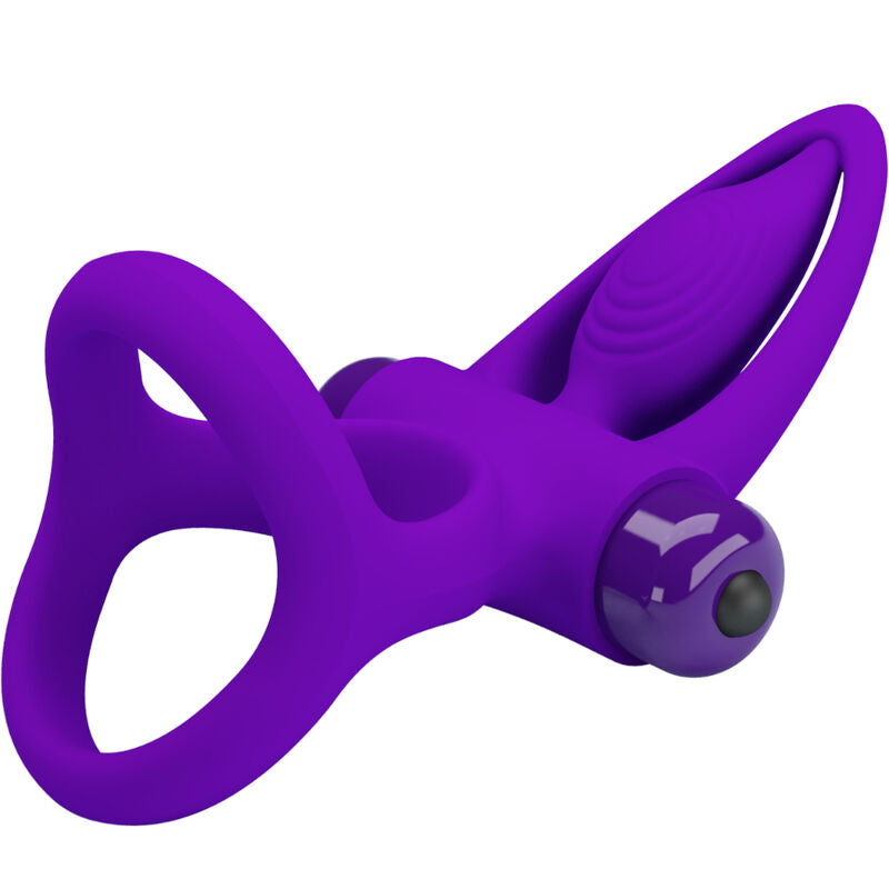PRETTY LOVE - Sensorisches Gerät RING 10 VIBRATIONEN VIOLETT SILIKON
