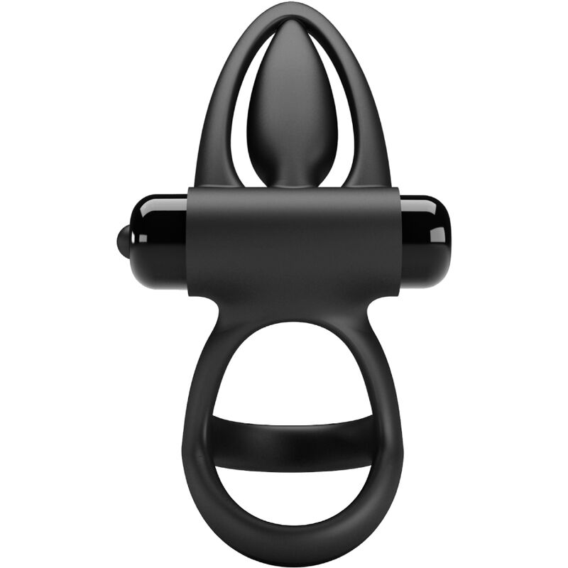 PRETTY LOVE - VIBRATIONS-RING 10 VIBRATIONEN SCHWARZ SILIKON