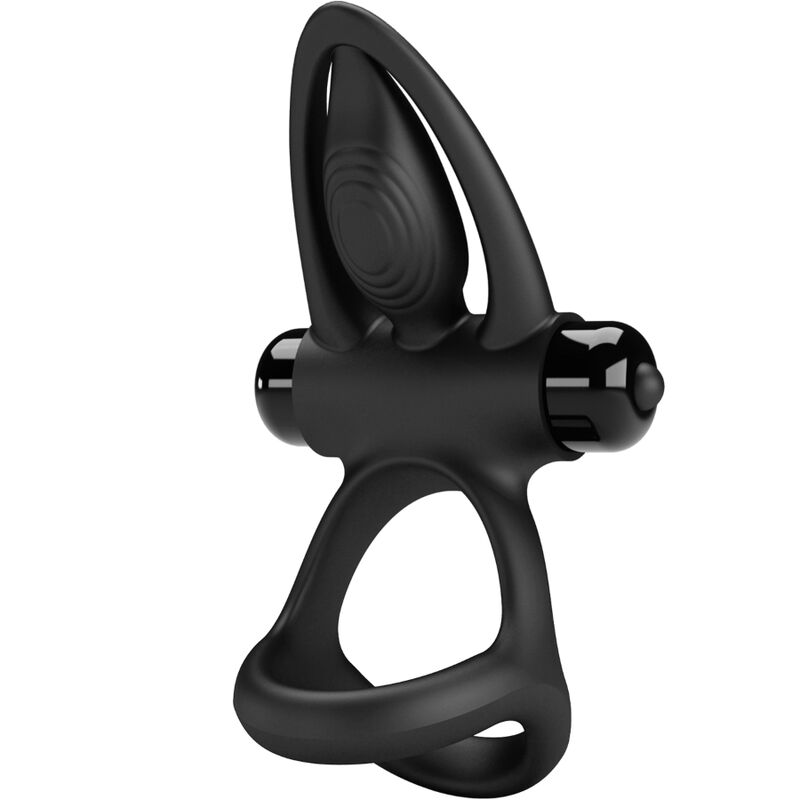 PRETTY LOVE - VIBRATIONS-RING 10 VIBRATIONEN SCHWARZ SILIKON