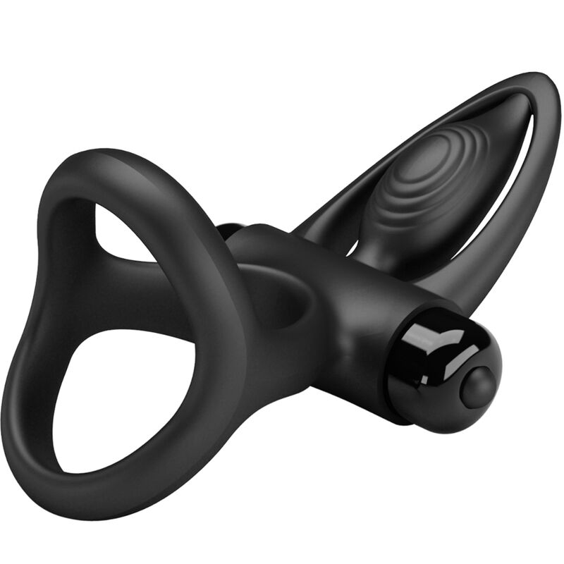 PRETTY LOVE - VIBRATIONS-RING 10 VIBRATIONEN SCHWARZ SILIKON