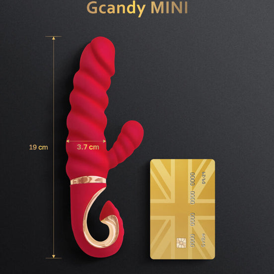 G-VIBE - GCANDY MINI RED SILICONE Sensory Device