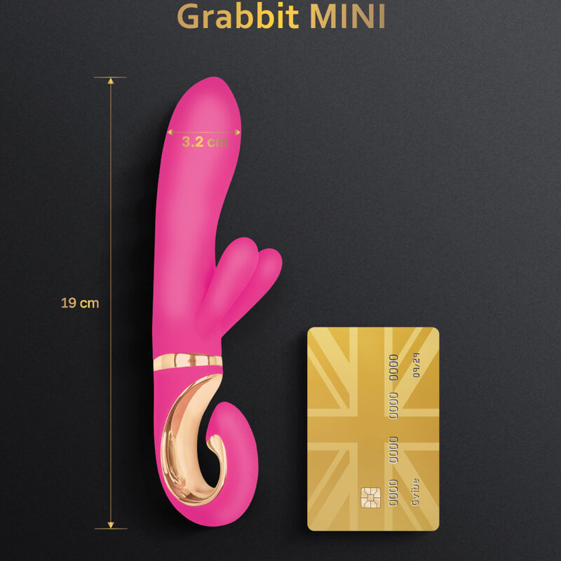 G-VIBE - GRABBIT MINI PINK SILIKON Sensorisches Gerät