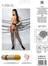PASSION - TIOPEN 010 SCHWARZE STRUMPFHOSE 1/2 20 DEN