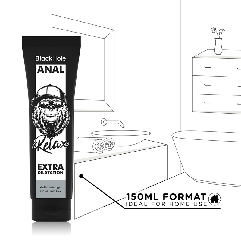 BLACK HOLE - WASSERBASIERTES GEL FÜR ANALE DILATATION 150 ML