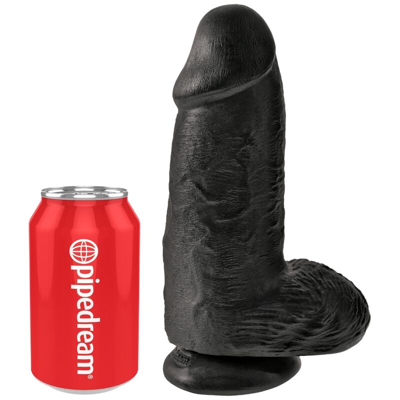 KING COCK - DICK REALISTISCH 23 CM SCHWARZ