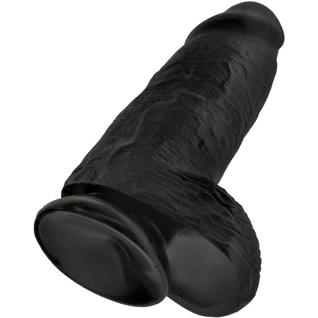 KING COCK - DICK REALISTISCH 23 CM SCHWARZ