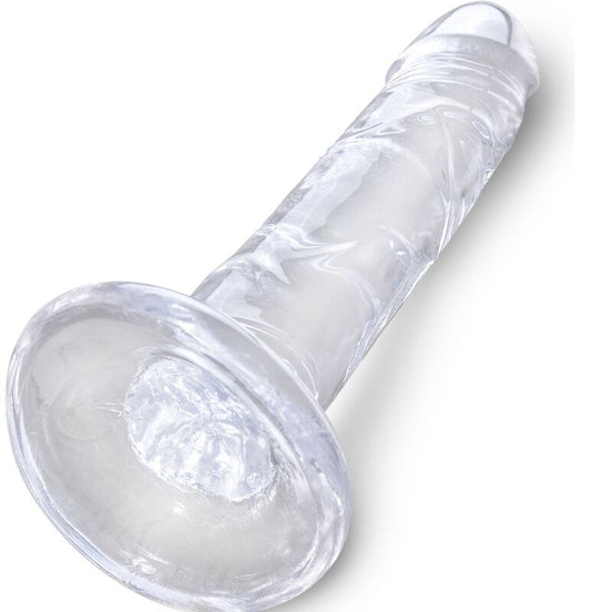 KING COCK - REALISTISCHER PENIS KLAR 15,5 CM TRANSPARENT