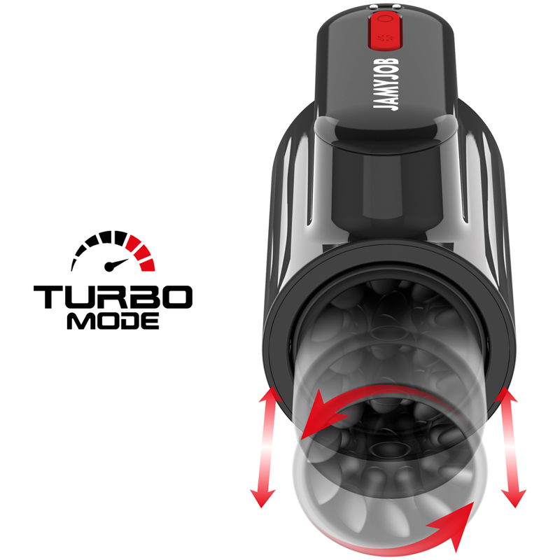 JAMYJOB - VORTEX-SCHUB- UND 360-GRAD-ROTATIONS-TURBO-MODUS-MASTURBATOR