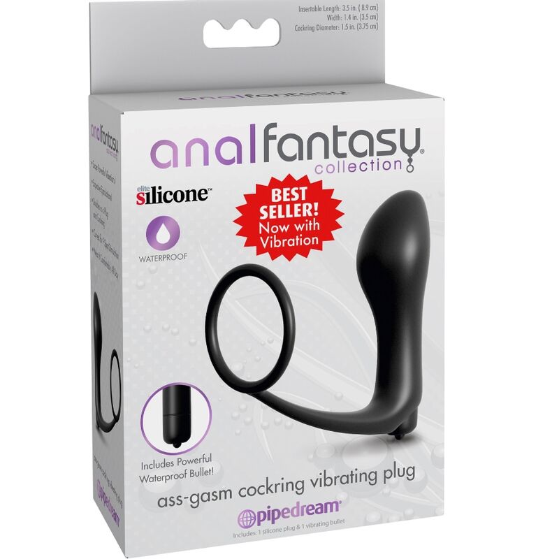 ANAL FANTASY ELITE COLLECTION - ASS-GASM COCKRING Sensory Device PLUG