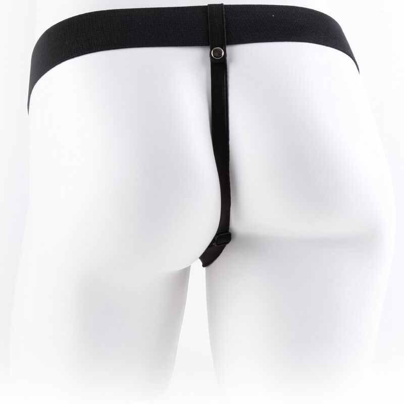 FETISCHFANTASIE-SERIE – VERSTELLBARES GURTZEUG FERNGESTEUERTER REALISTISCHER PENIS MIT HODEN 17,8 CM