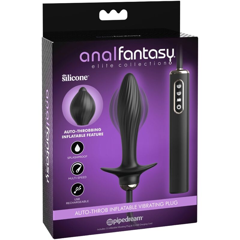 ANAL FANTASY ELITE COLLECTION - INFLATABLE PLUG & AUTO-THROB Sensory Device