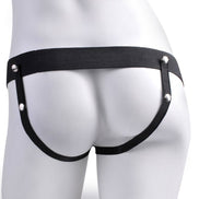 FETISCH FANTASIE SERIE - VERSTELLBARER HARNESS REALISTISCHER PENIS MIT HODEN WIEDERAUFLADBAR UND Sensorgerät 17,8 CM