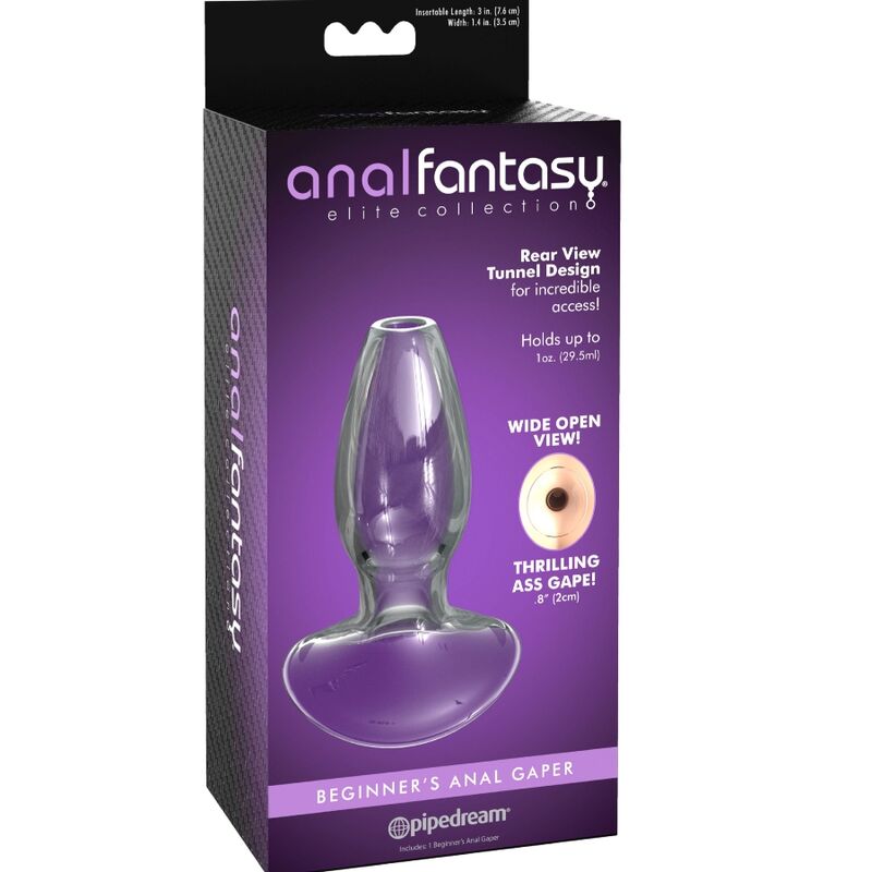 ANAL FANTASY ELITE COLLECTION - ANAL GAPER DILATOR FÜR ANFÄNGER KRISTALLGRÖSSE S