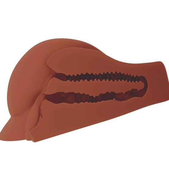 PDX PLUS - PERFEKTER ARSCH XL DOPPELTER EINGANG BRAUNER MASTURBATOR