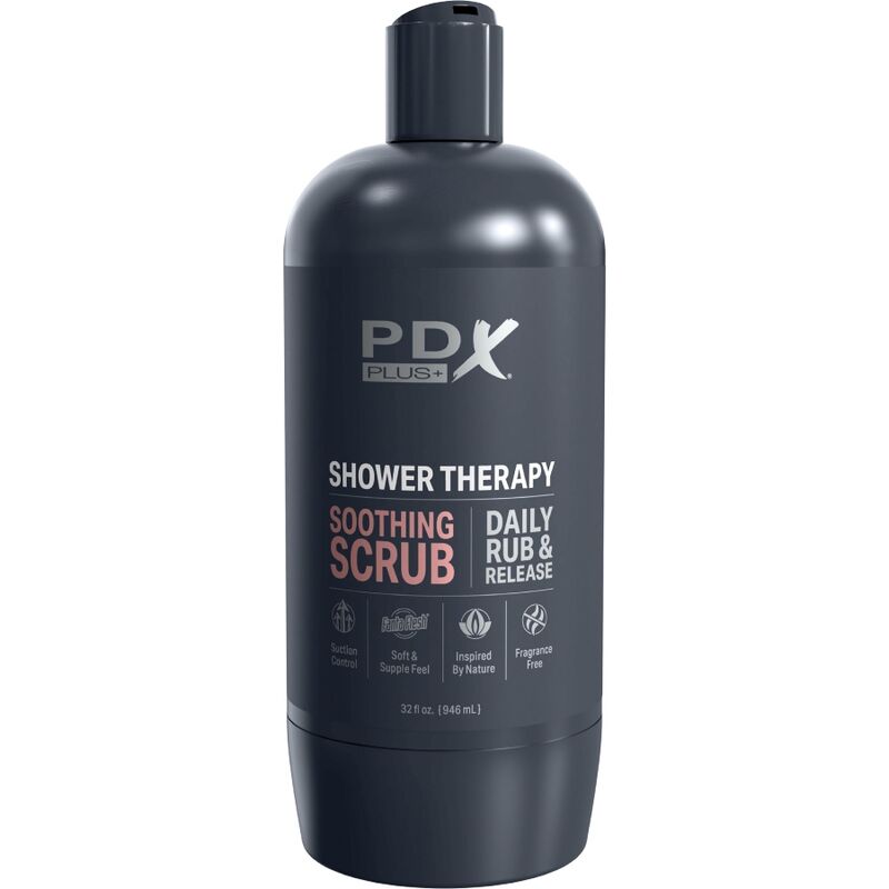 PDX PLUS - STROKER MASTURBATOR DISKRETES FLASCHENDESIGN BERUHIGENDES PEELING-BONBON-SHAMPOO
