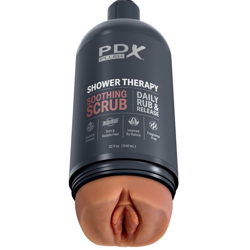 PDX PLUS - STROKER MASTURBATOR DISKRETES FLASCHENDESIGN BERUHIGENDES PEELING-BONBON-SHAMPOO