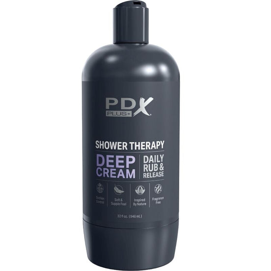 PDX PLUS - STROKER MASTURBATOR DISKRETE TIEFE CREME SHAMPOOFLASCHEN-DESIGN