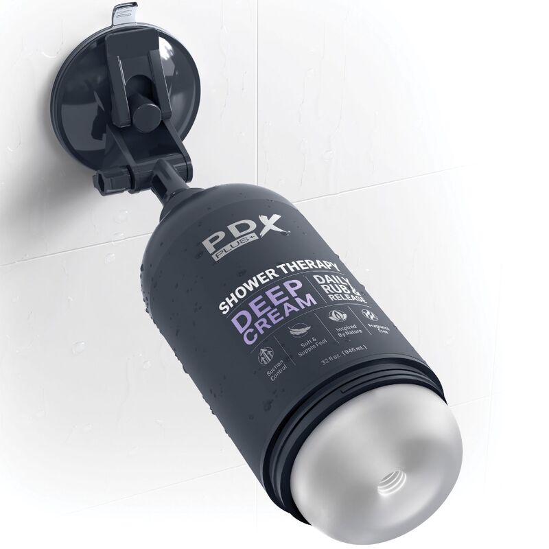PDX PLUS - STROKER MASTURBATOR DISKRETE TIEFE CREME SHAMPOOFLASCHEN-DESIGN
