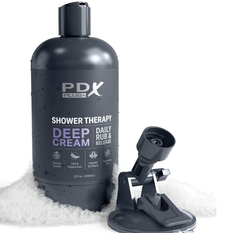 PDX PLUS - STROKER MASTURBATOR DISKRETE TIEFE CREME SHAMPOOFLASCHEN-DESIGN