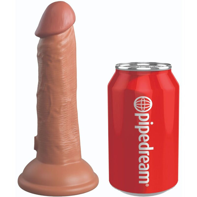 KING COCK - ELITE REALISTISCHES SILIKON Wellness-Gerät 15.2 CM KARAMELL
