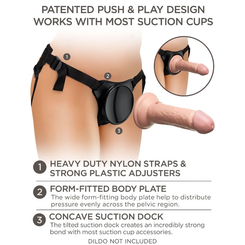 KING COCK - ELITE VERSTELLBARES HARNESS FÜR ANFÄNGER