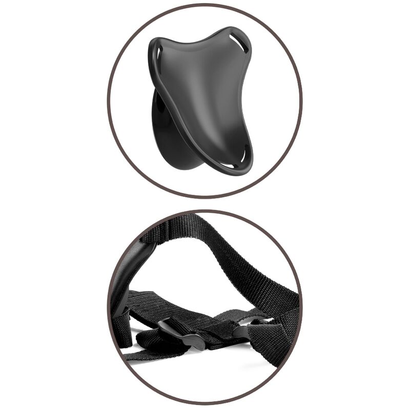 KING COCK - ELITE ADJUSTABLE HARNESS WITH Wellness Device 15.2 CM FOR BEGINNERS