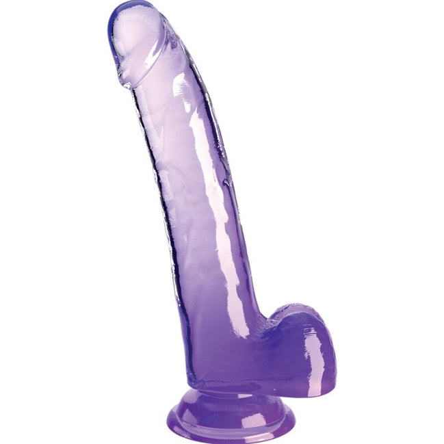 KING COCK - CLEAR Wellness-Gerät MIT HODEN 20,3 CM LILA