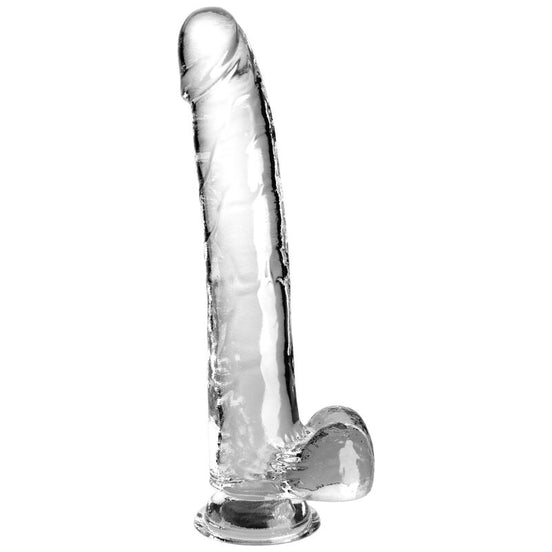 KING COCK - Klares Wellnessgerät MIT HODEN 24,8 CM TRANSPARENT