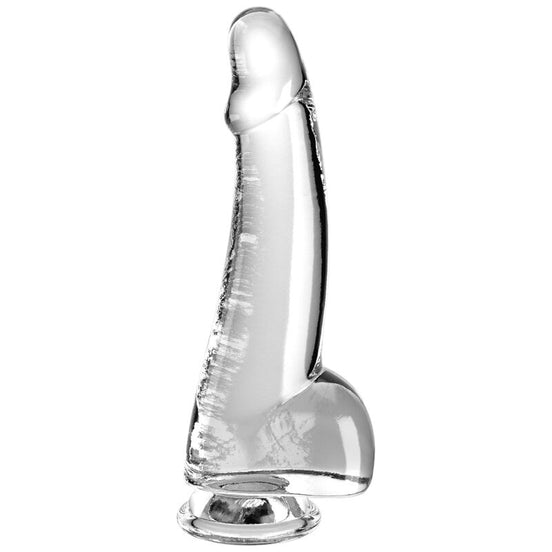 KING COCK - Klares Wellnessgerät MIT HODEN 15.2 CM TRANSPARENT