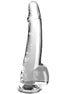 KING COCK - CLEAR Wellness-Gerät MIT HODEN 19 CM TRANSPARENT