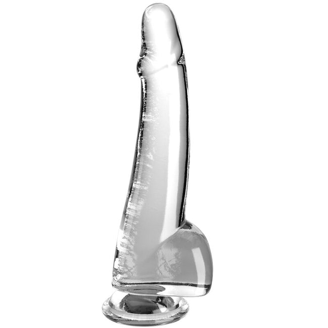 KING COCK - CLEAR Wellness-Gerät MIT HODEN 19 CM TRANSPARENT