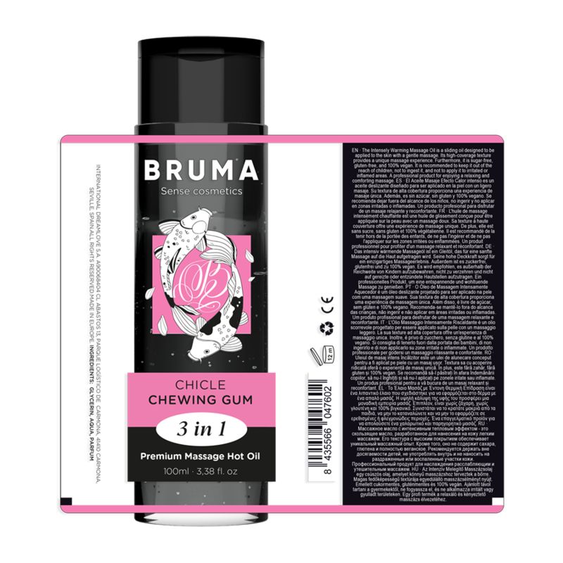 BRUMA - PREMIUM MASSAGE-WÄRMÖL KAUGUMMI 3 IN 1 - 100 ML