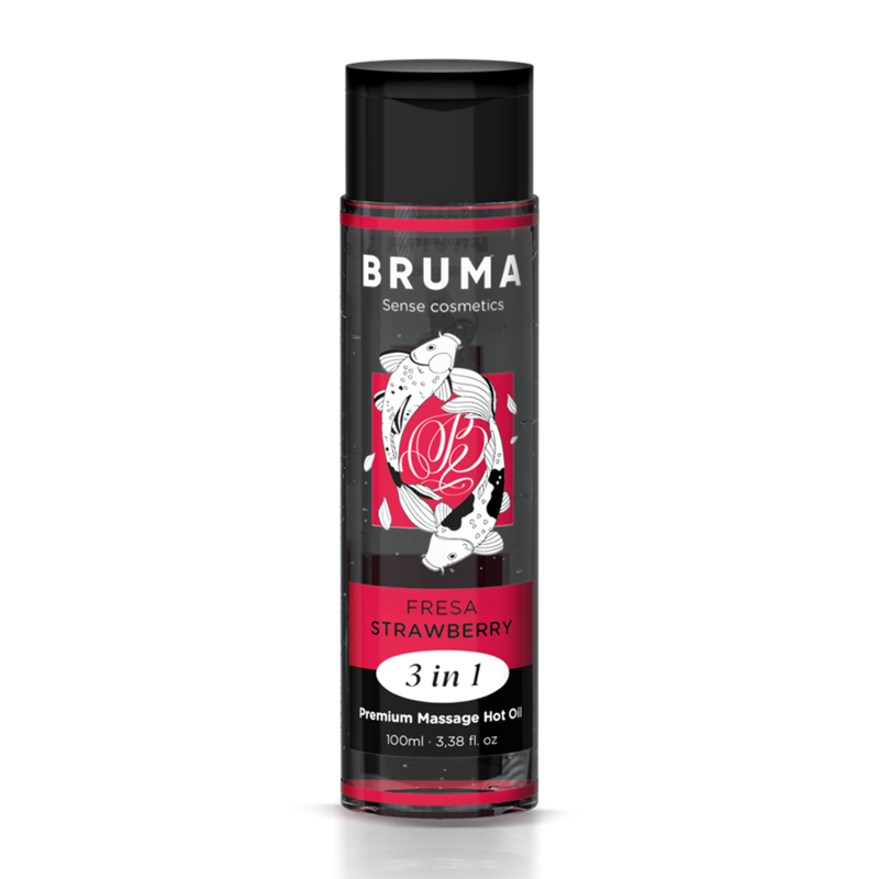 BRUMA - PREMIUM MASSAGE-WÄRMÖL ERDBEERE 3 IN 1 - 100 ML