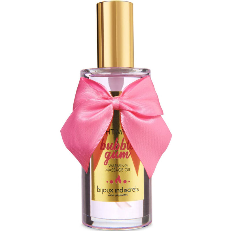 'LIGHT MY FIRE'- BUBBLE GUM WARMING MASSAGE OIL