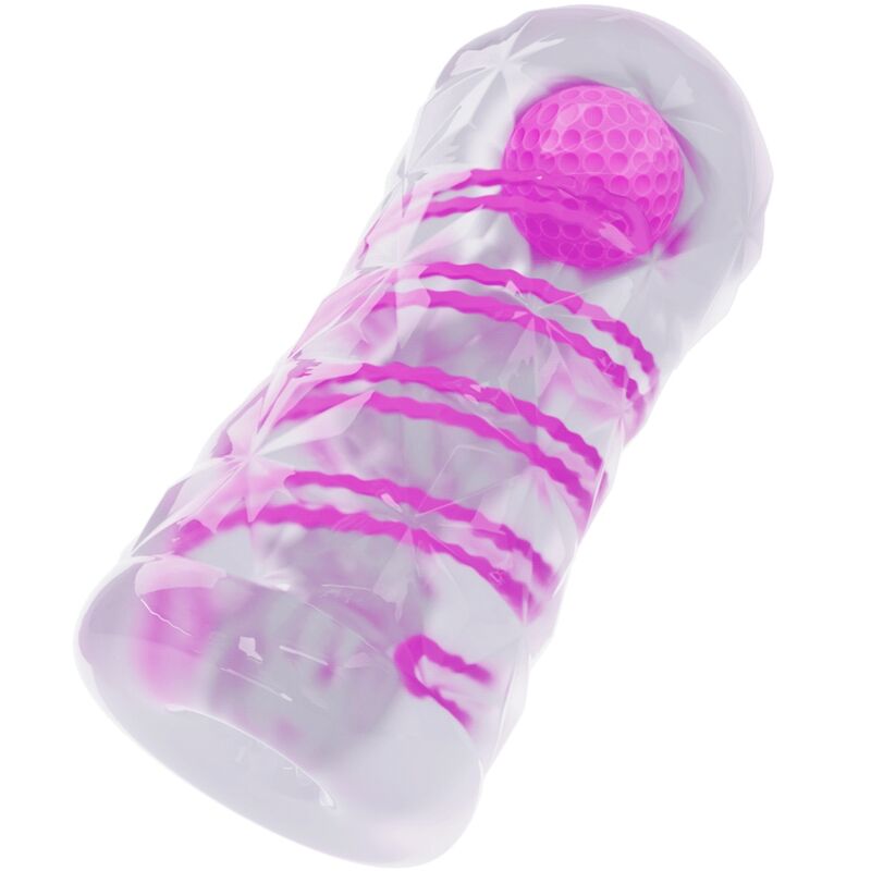 PRETTY LOVE - FANTASY MÄNNLICHER MASTURBATOR MIT INNERER SPIRALE UND TRANSPARENTEN KUGELN