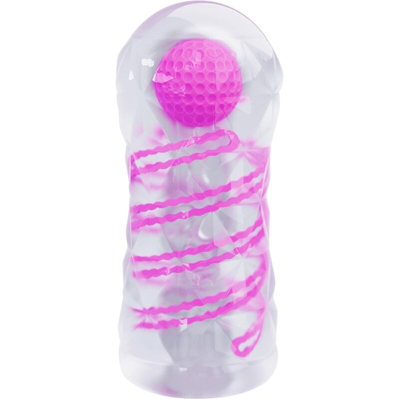 PRETTY LOVE - FANTASY MÄNNLICHER MASTURBATOR MIT INNERER SPIRALE UND TRANSPARENTEN KUGELN