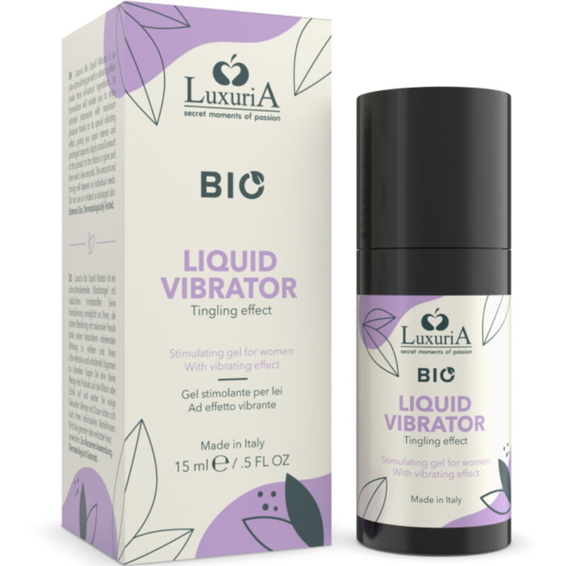 INTIMATELINE LUXURIA – BIO STIMULIERENDES GEL FÜR SIE VIBRIERENDER EFFEKT 15 ML